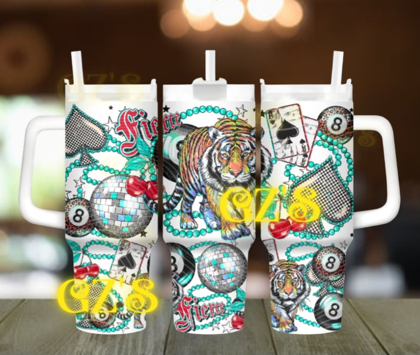 40oz fierce tiger tumbler