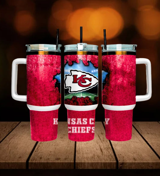 40oz  Cheifs inspired Tumbler