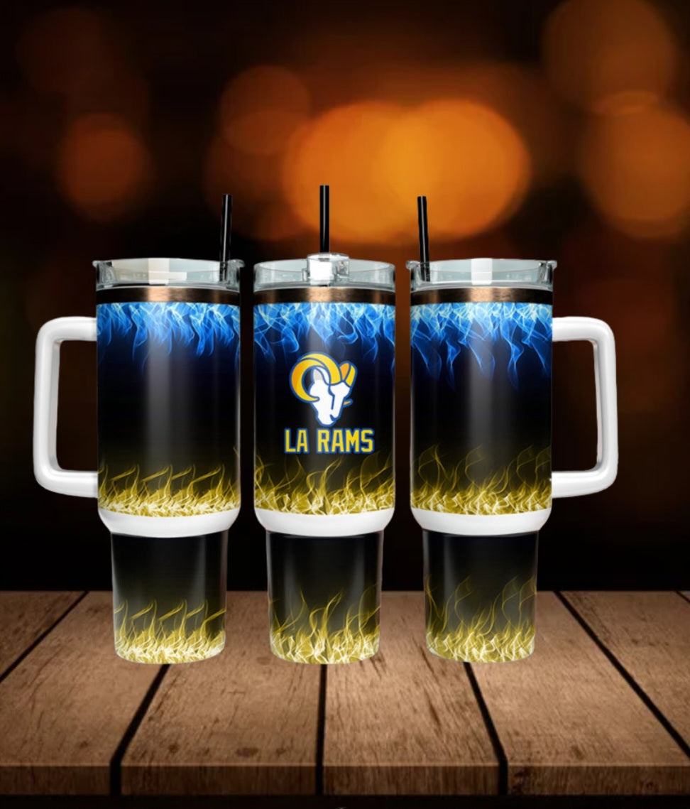 40oz  LA Rams inspired Tumbler
