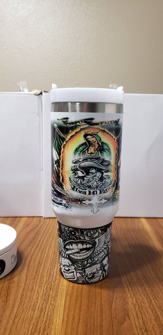 40oz Lowrider tumbler