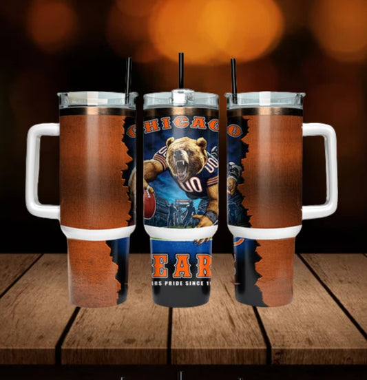 40oz  Bears inspired Tumbler