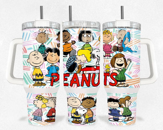 40oz Peanuts inspired tumbler dupe