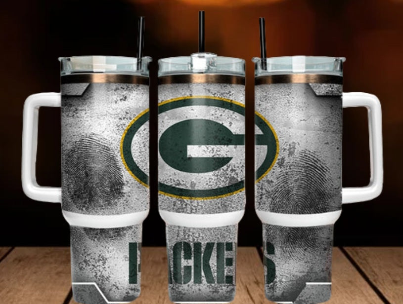 40oz  Packers inspired Tumbler