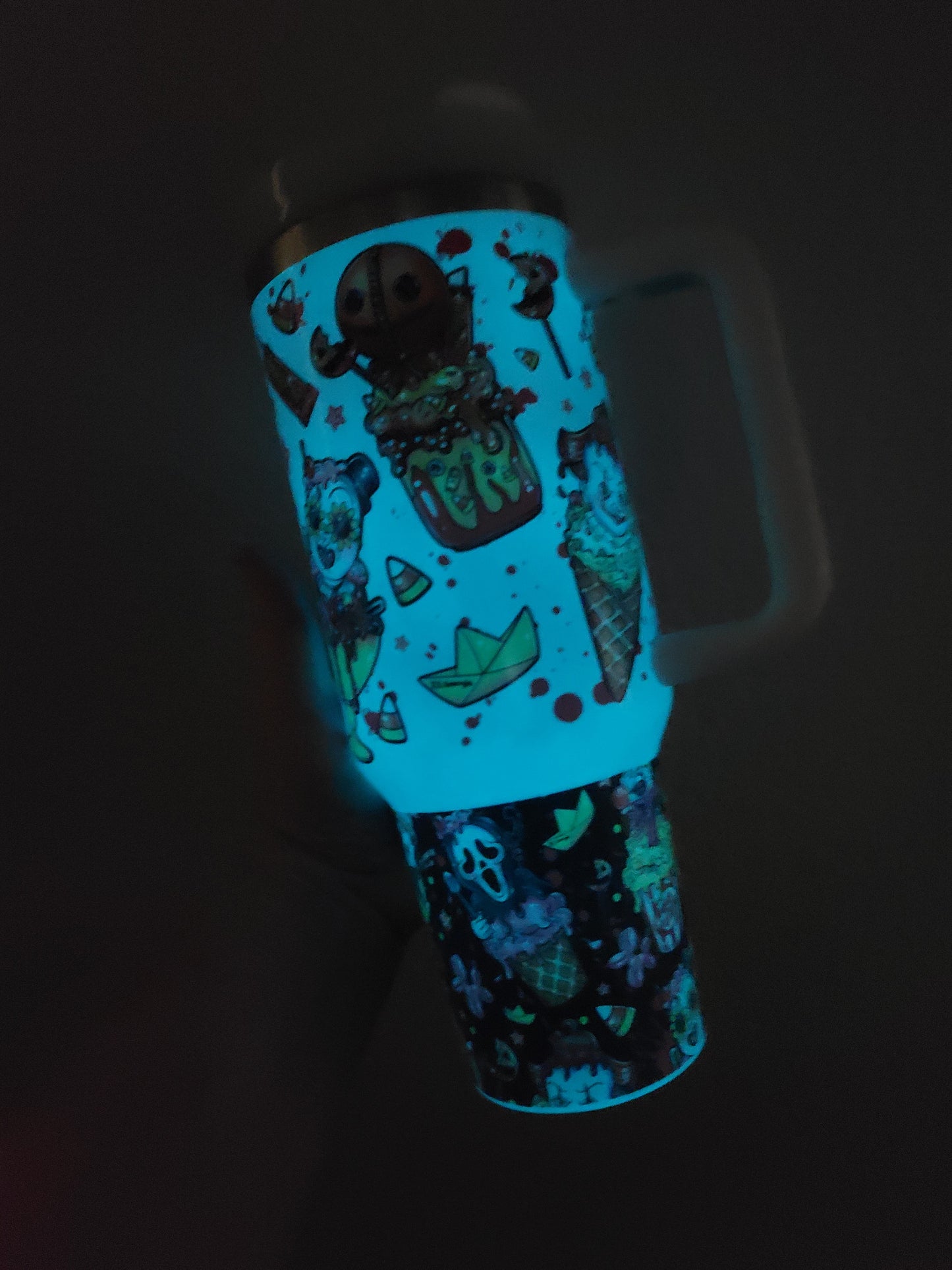 40oz Horror squad and ice cream inspired Tumbler