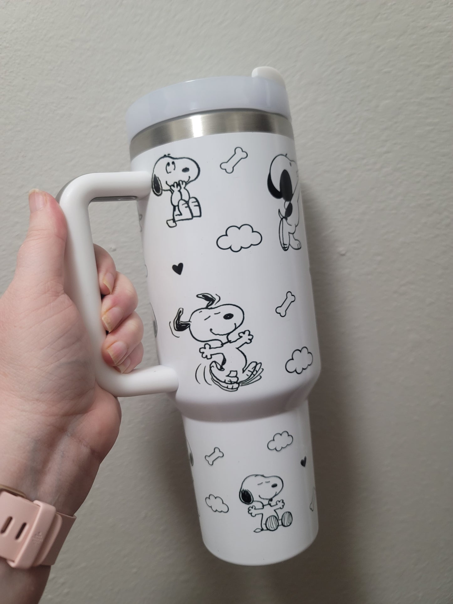 40oz Snoopy  Tumbler