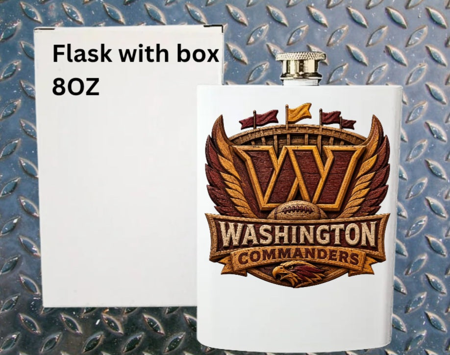 8oz Pro football flask