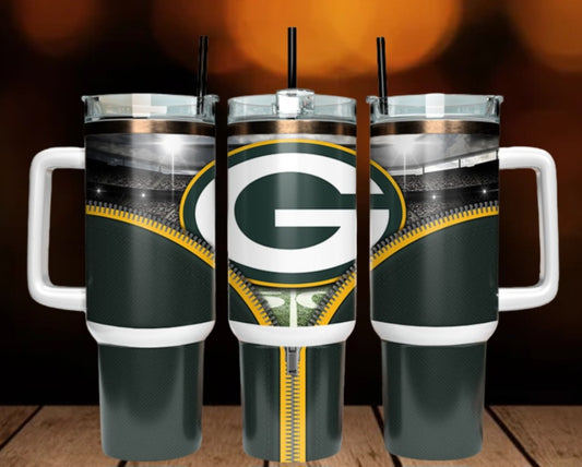40oz  Packers inspired Tumbler