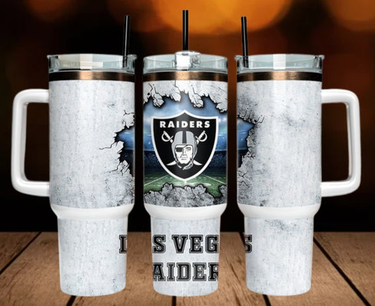 40oz  Raiders inspired Tumbler