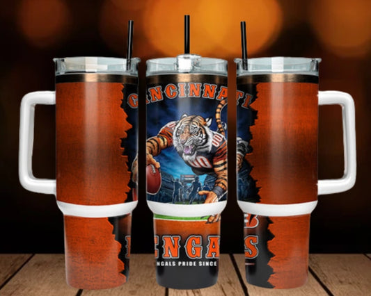 40oz  Bengals inspired Tumbler