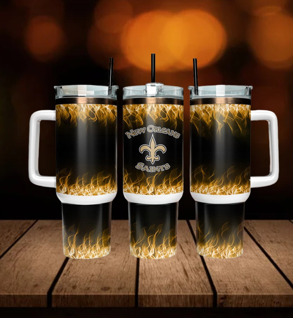 40oz  Saints inspired Tumbler