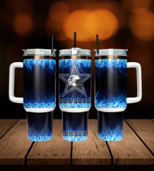 40oz Dallas Cowboy tumbler