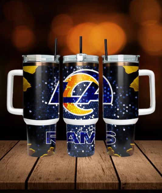 40oz  LA Rams inspired Tumbler