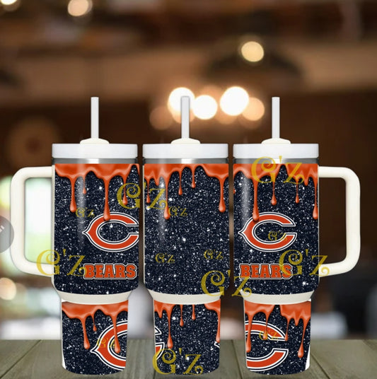 40oz Bears inspired Tumbler