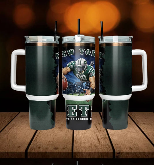 40oz  Jets inspired Tumbler