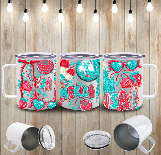 15oz  America coffee mug