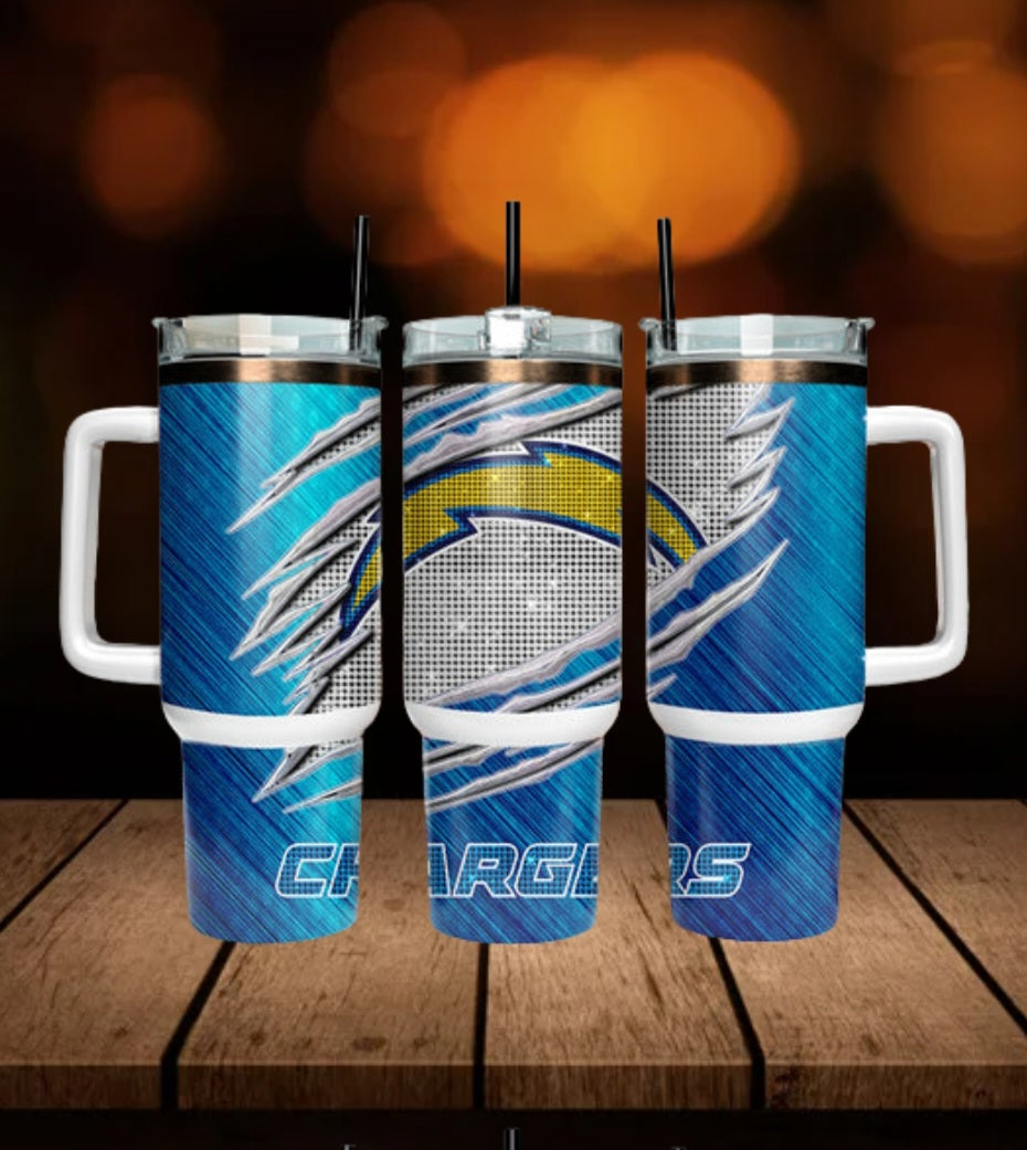 40oz  Chargers inspired Tumbler