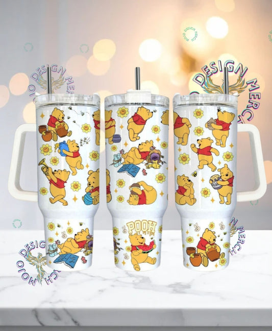 40oz Winnie The Pooh inspired tumbler