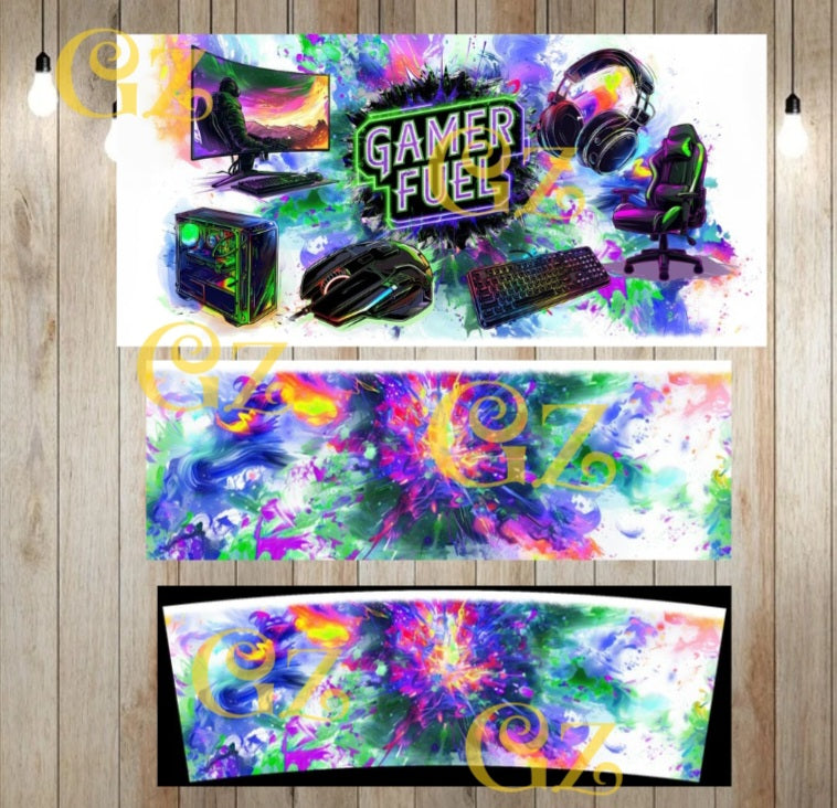 40oz Gamer wrap digital download