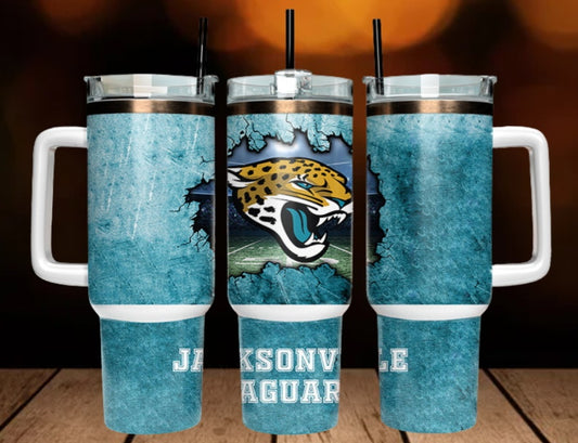 40oz  Jaguars inspired Tumbler