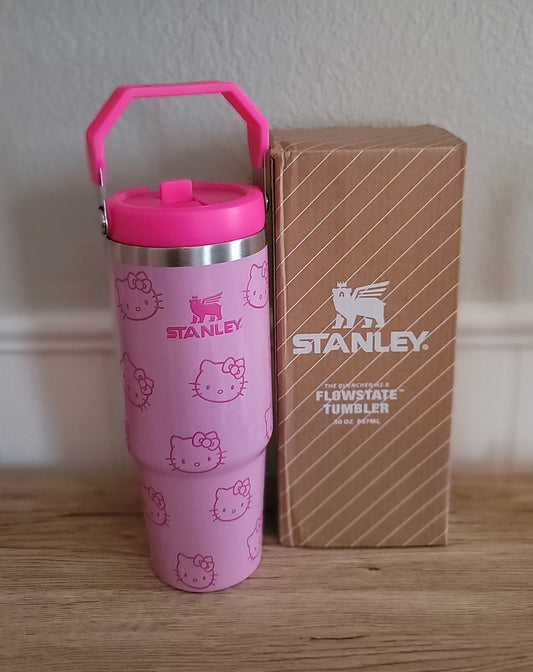 30oz sport top handle kitty uv dtf shimmer inspired dupe