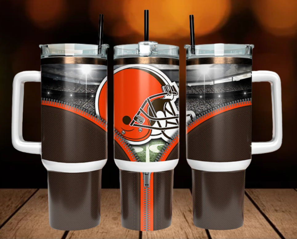 40oz  Browns inspired Tumbler