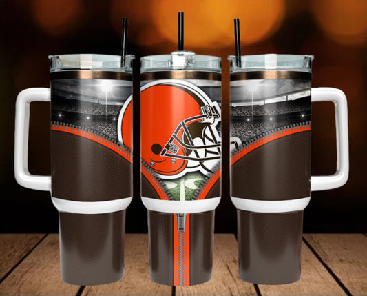 40oz  Browns inspired Tumbler