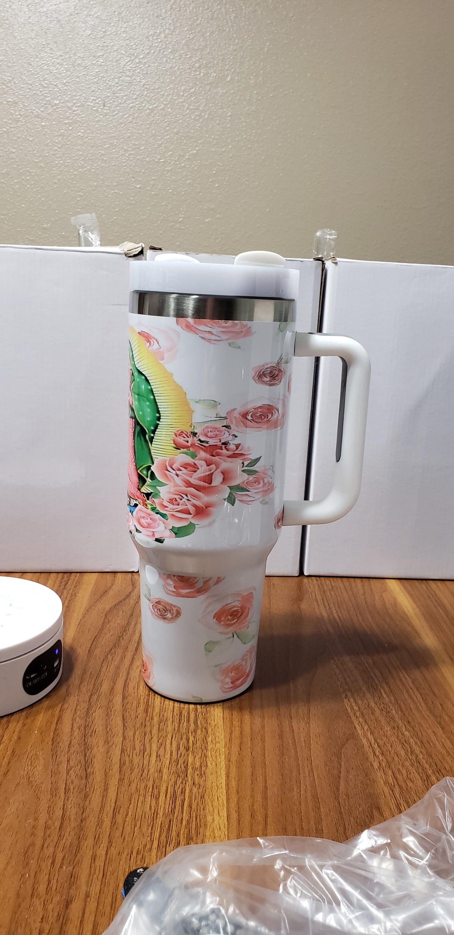 40oz Virgin Mary tumbler