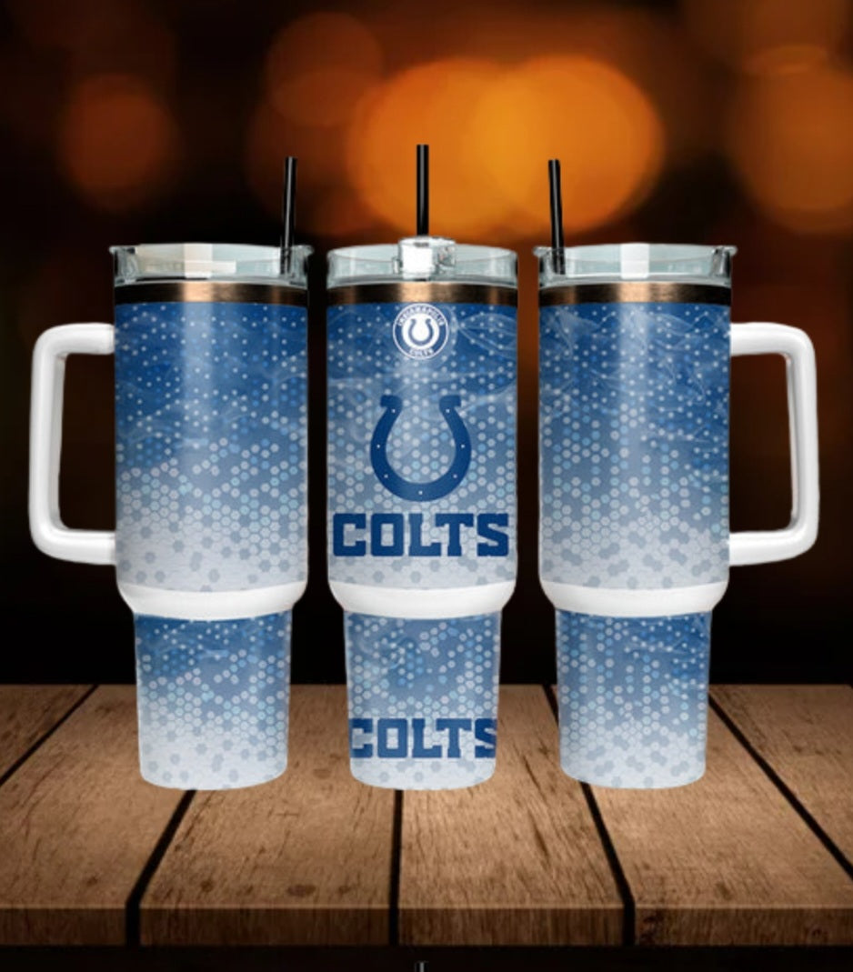 40oz  Colts inspired Tumbler