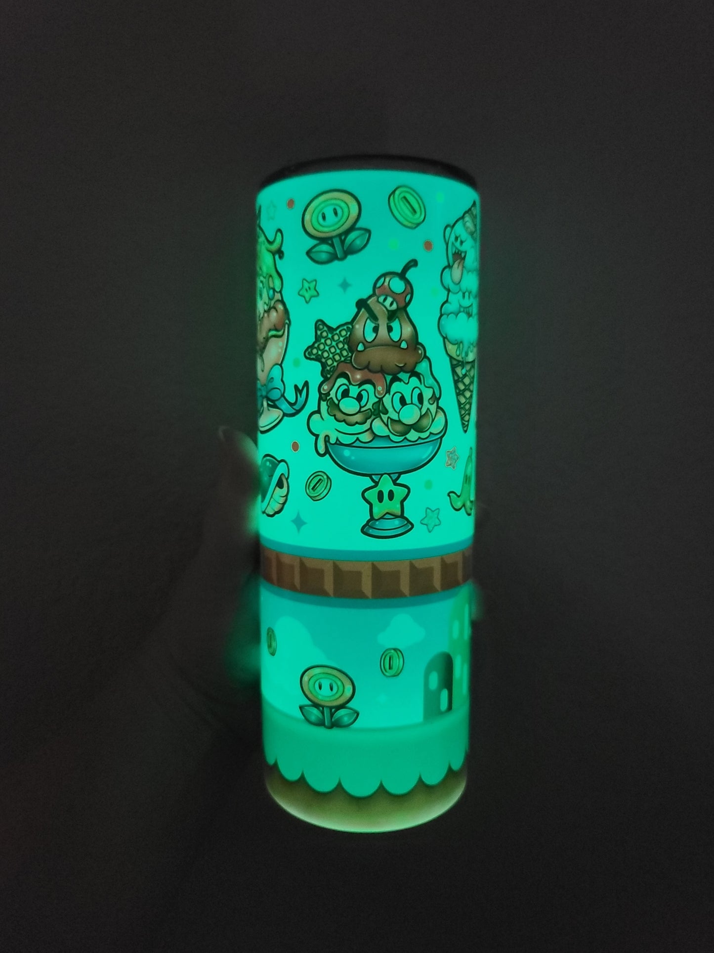 20oz  Mario ice-cream tumbler