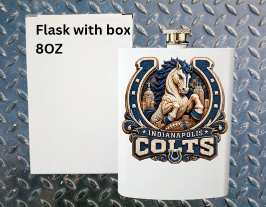 8oz Pro football flask
