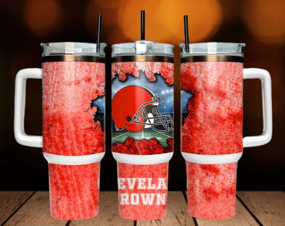 40oz  Browns inspired Tumbler
