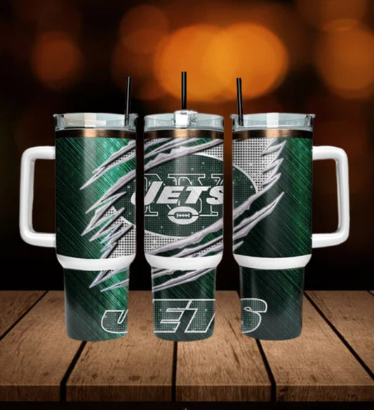 40oz  Jets inspired Tumbler