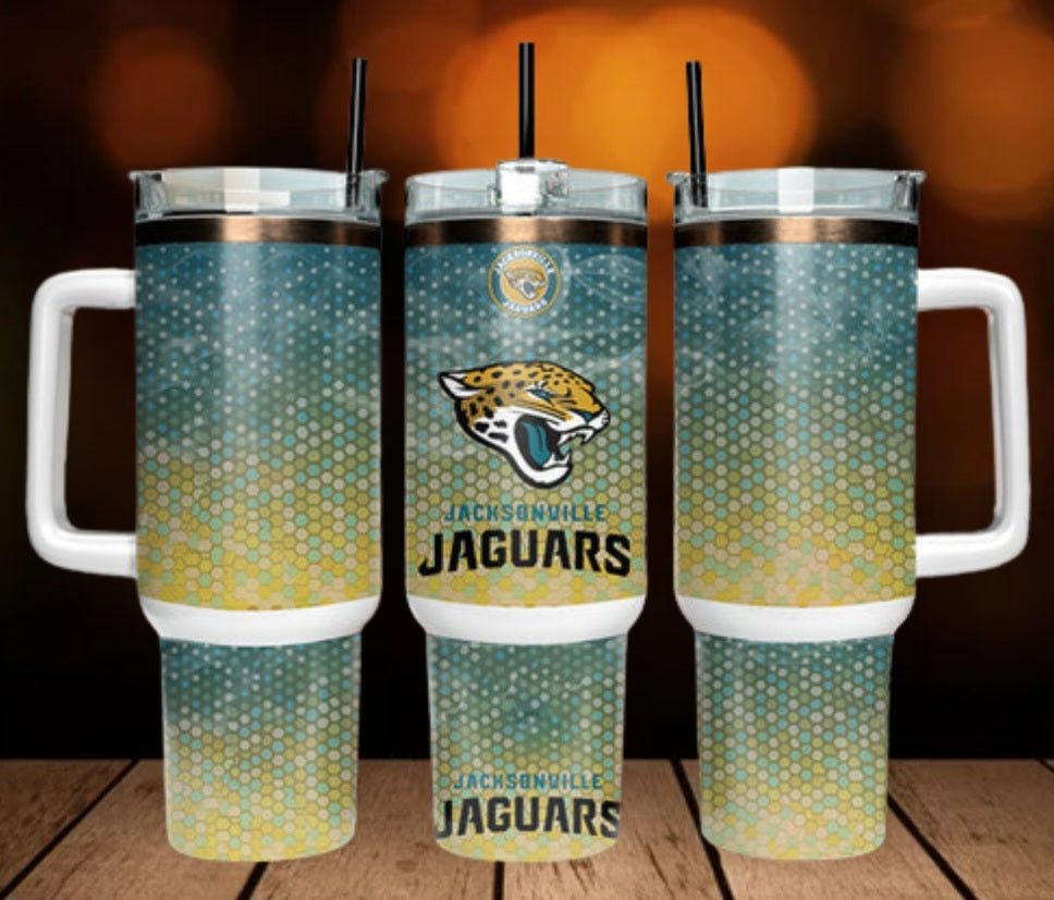 40oz  Jaguars inspired Tumbler