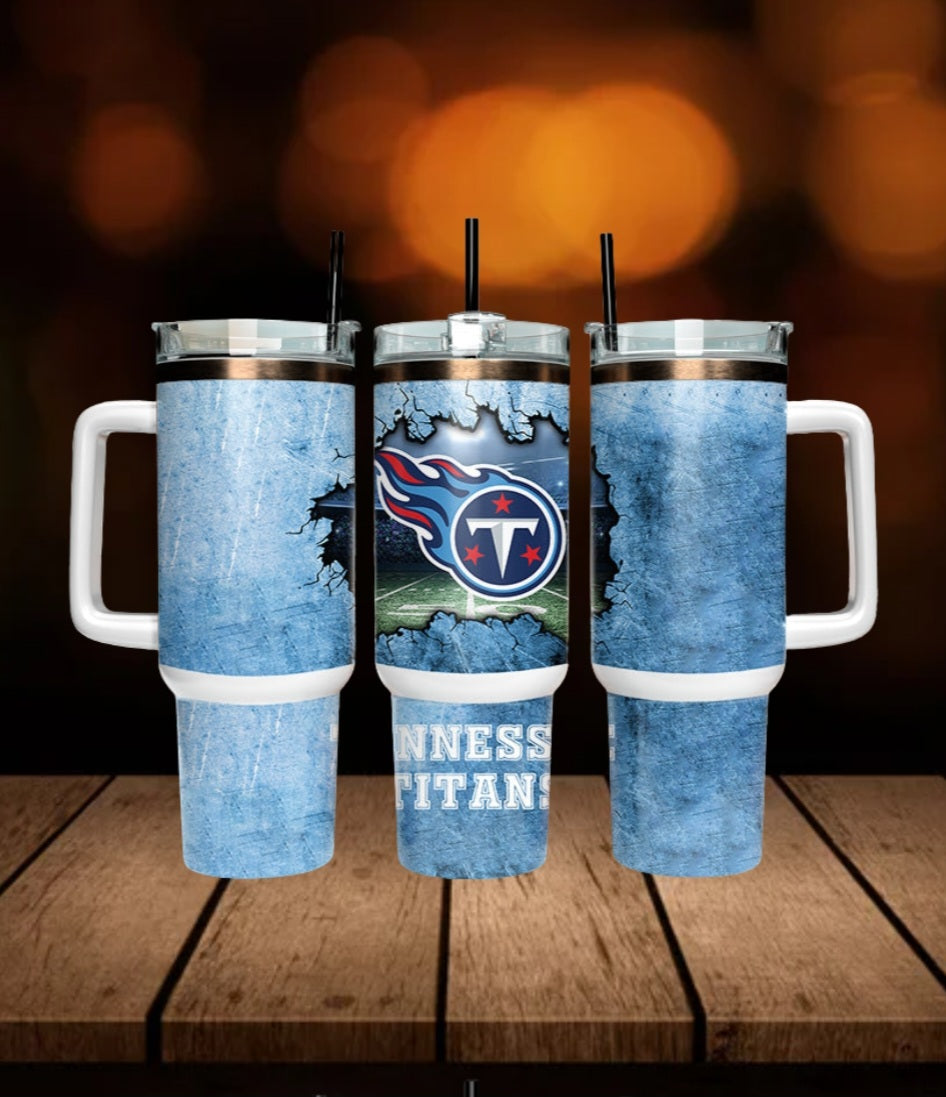 40oz  Titans inspired Tumbler
