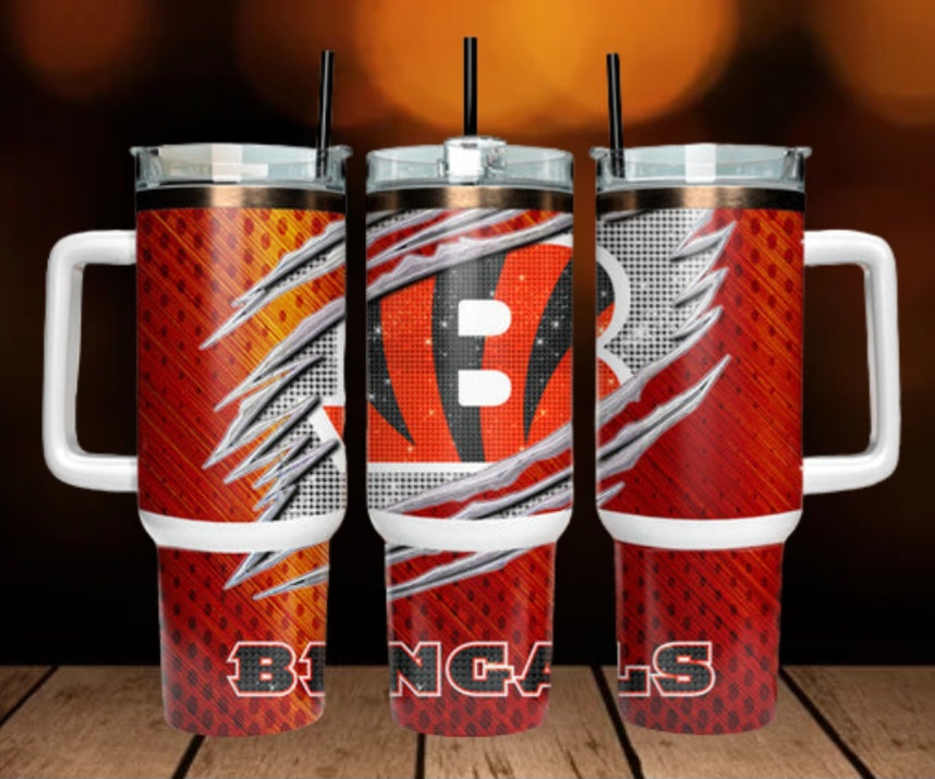 40oz  Bengals inspired Tumbler