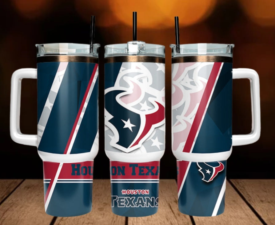 40oz  Texans inspired Tumbler