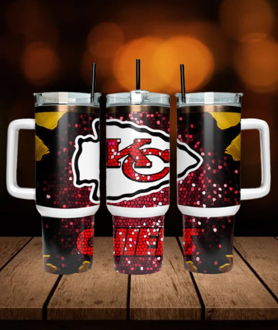 40oz  Cheifs inspired Tumbler