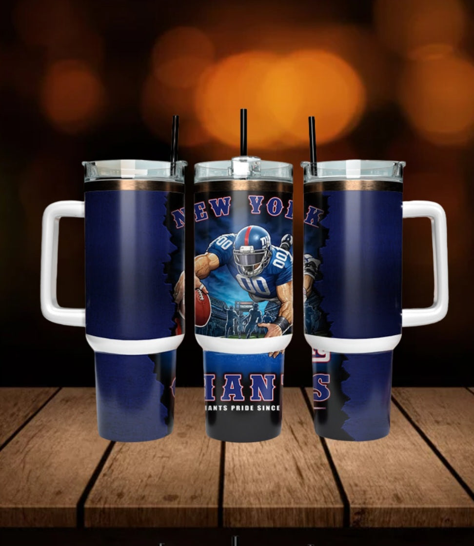 40oz  NY Giants inspired Tumbler