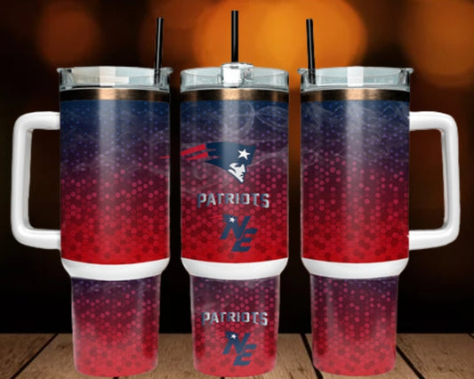 40oz  Patriots inspired Tumbler