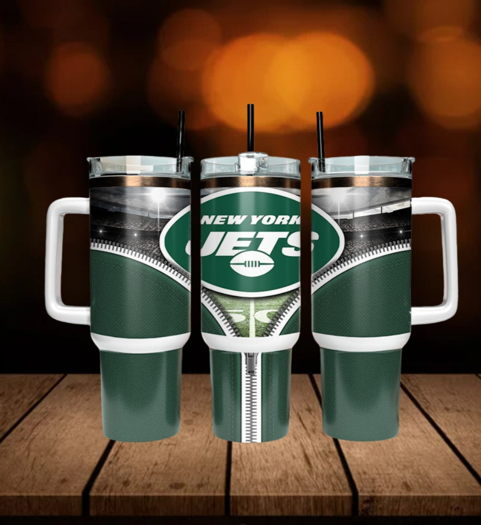 40oz  Jets inspired Tumbler
