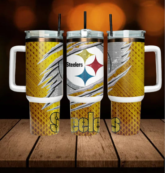 40oz  Steelers inspired Tumbler