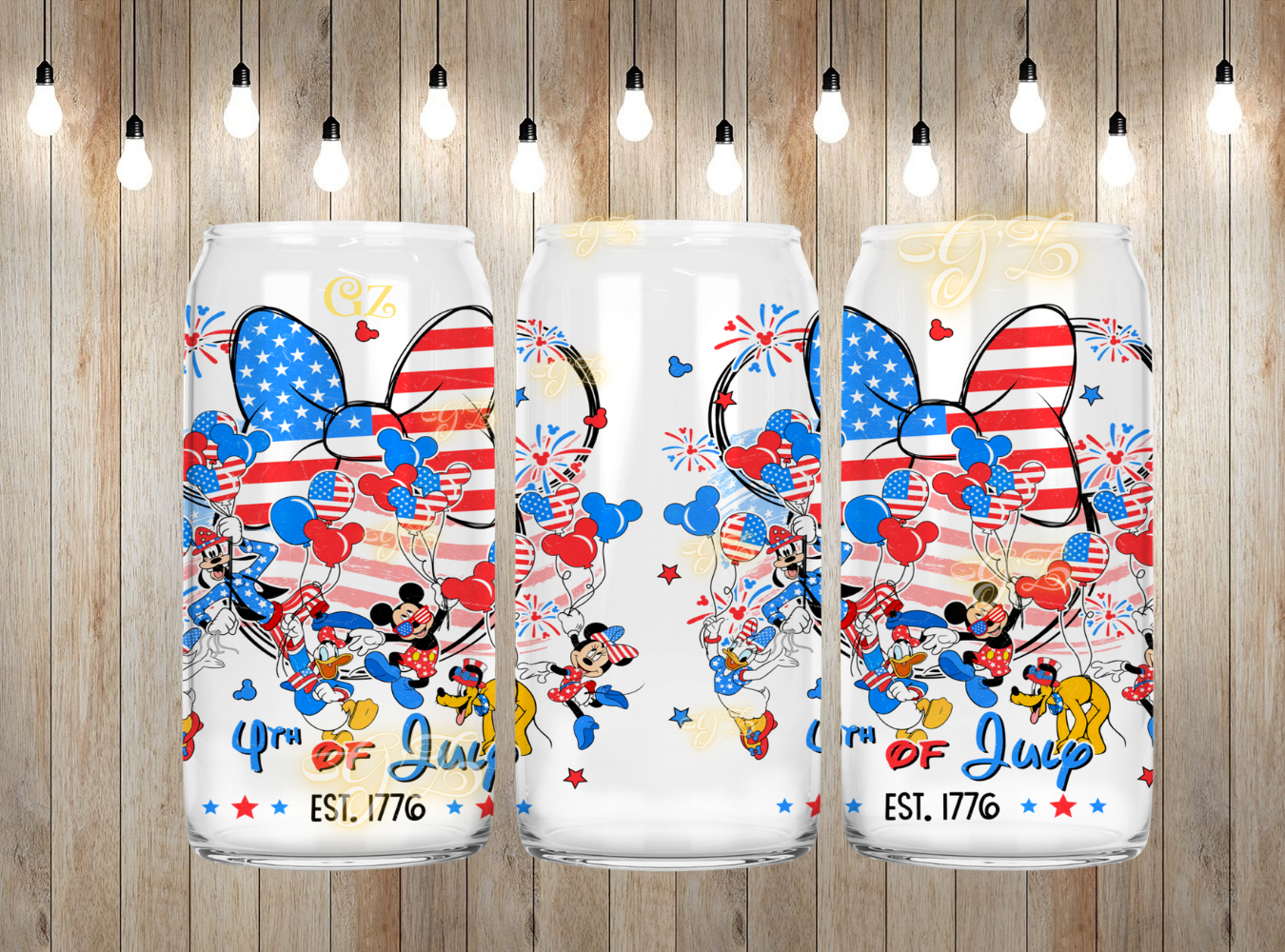 16oz  American mouse  wrap digital download