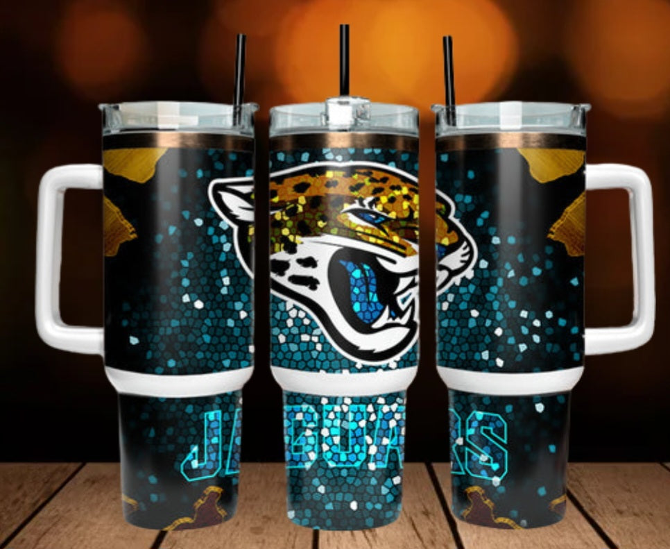 40oz  Jaguars inspired Tumbler