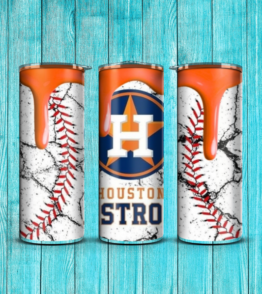 His and Hers Astros 20oz tumbler dupe