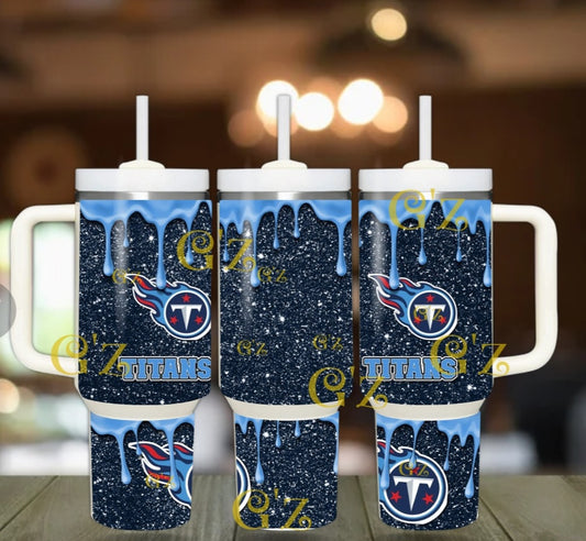 40oz  Titans inspired Tumbler