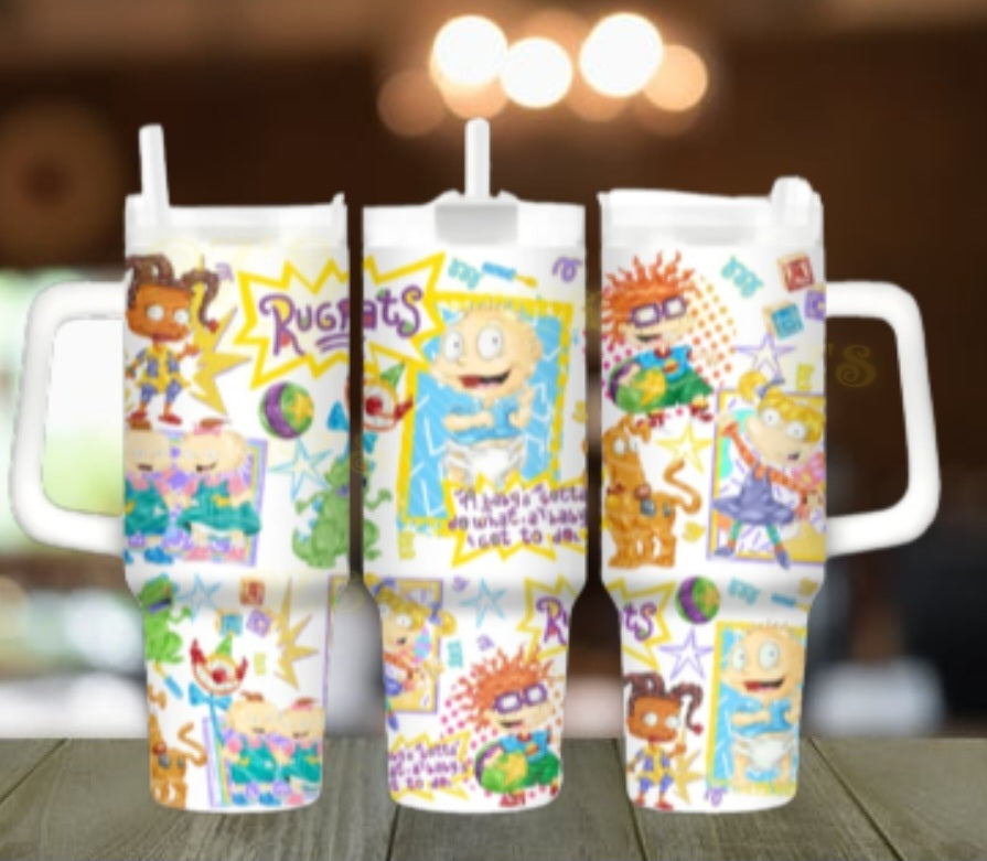 40oz vintage cartoons tumbler