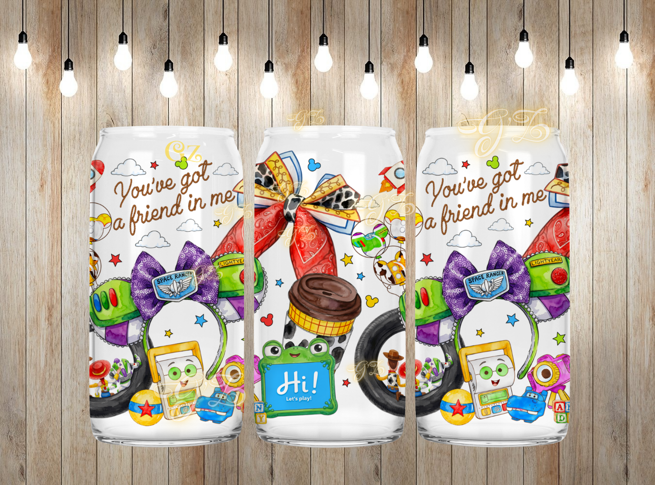 16oz  toys wrap digital download