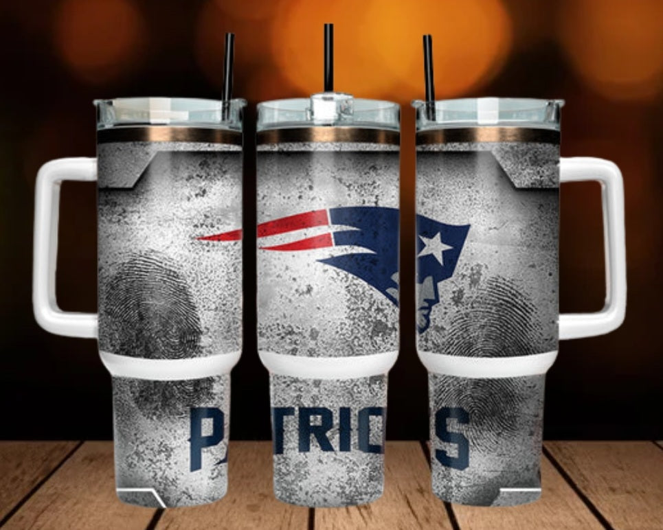 40oz  Patriots inspired Tumbler