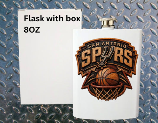 8oz Pro Basketball flask