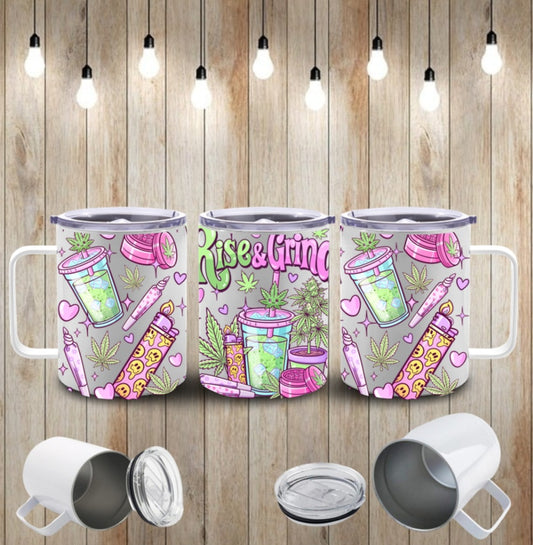 15oz 420 Rise and grind coffee mug